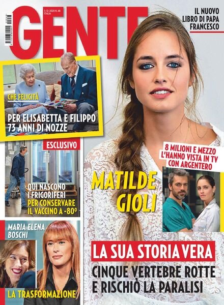 Gente Italia – 05 dicembre 2020 Cover