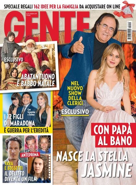 Gente Italia – 12 dicembre 2020 Cover