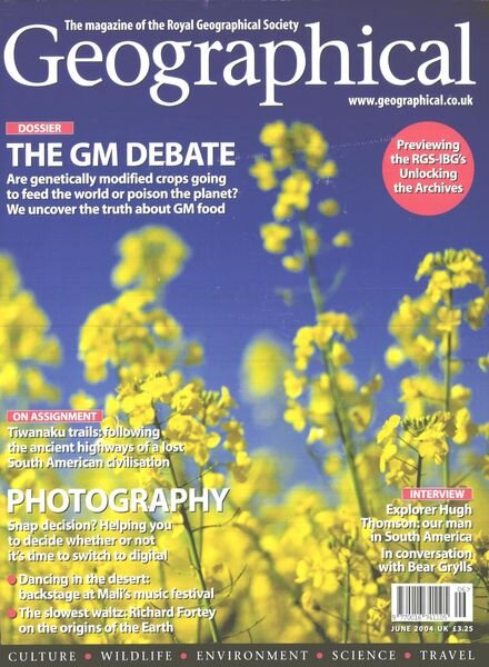 Geographical – June 2004 Cover