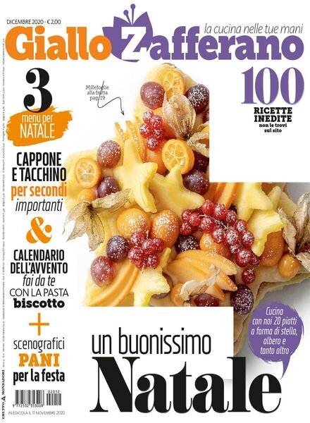 Giallo Zafferano – Dicembre 2020 Cover