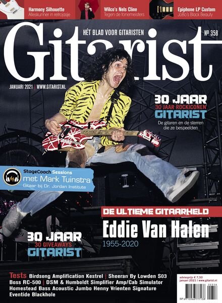 Gitarist Netherlands – januari 2021 Cover