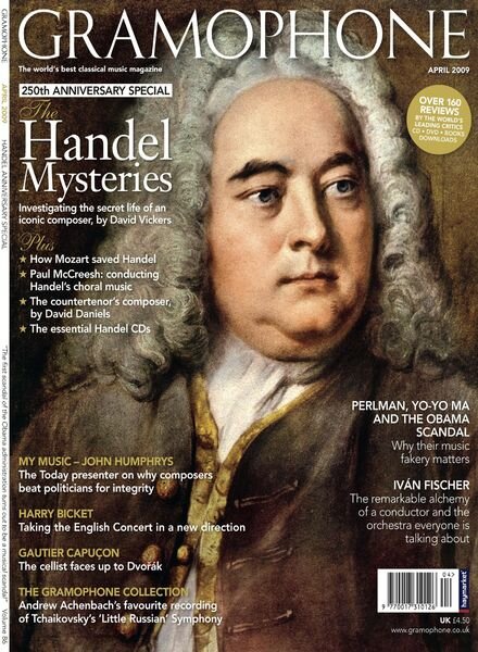 Gramophone – April 2009 Cover