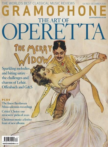 Gramophone – December 2020 Cover