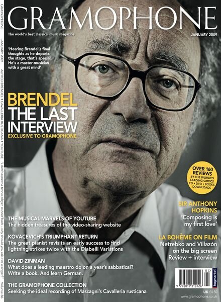 Gramophone – January 2009 Cover