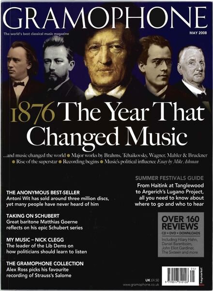 Gramophone – May 2008 Cover