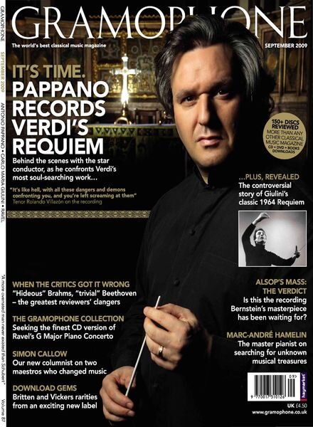 Gramophone – September 2009 Cover