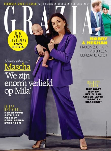 Grazia Netherlands – 02 december 2020 Cover