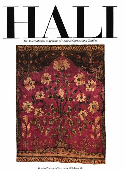 HALI – October-November-December 1985 Cover