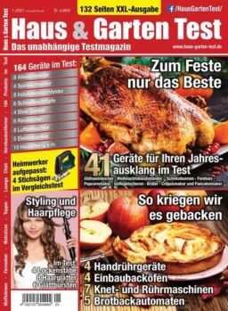 HAUS & GARTEN TEST – 11 Dezember 2020