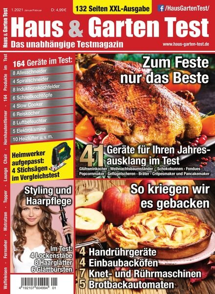 HAUS & GARTEN TEST – 11 Dezember 2020 Cover