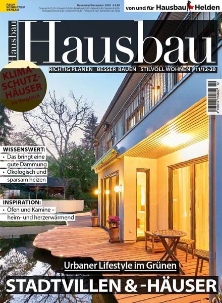 Hausbau – November-Dezember 2020 Cover