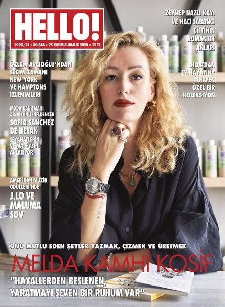 HELLO! – Turkiye – 25 Kasim 2020 Cover