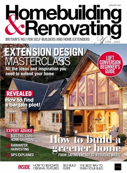 Homebuilding & Renovating – January 2021 Cover
