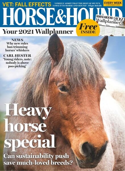 Horse & Hound – 03 December 2020 Cover