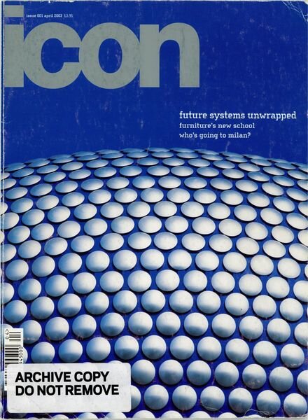 ICON – April 2003 Cover