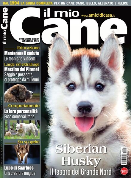 Il Mio Cane – Dicembre 2020 – Gennaio 2021 Cover