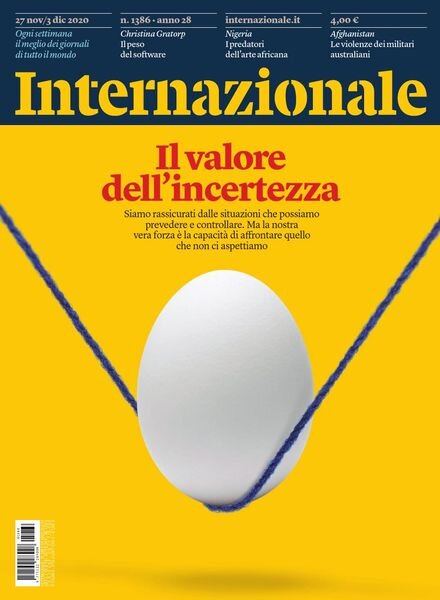 Internazionale – 27 Novembre 2020 Cover