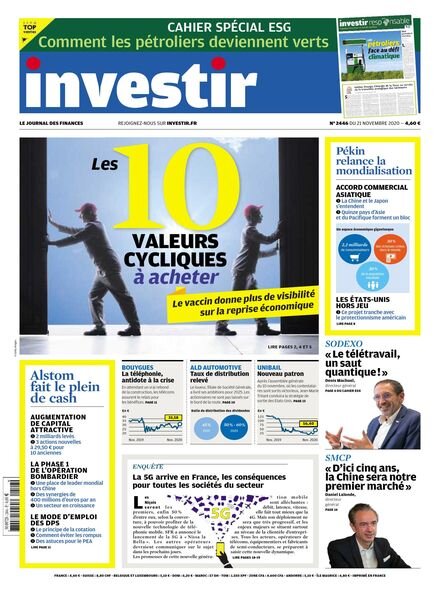 Investir – 21 Novembre 2020 Cover