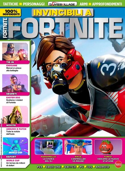 Invincibili a Fortinite – Luglio-Agosto 2019 Cover