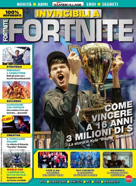 Invincibili a Fortinite – Settembre-Ottobre 2019 Cover