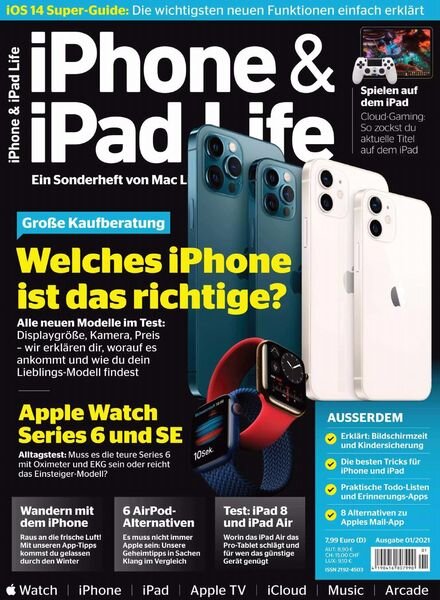 iPhone und iPad Life – Januar 2021 Cover