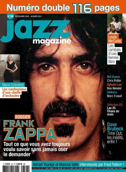 Jazz Magazine – Decembre 2020 – Janvier 2021 Cover