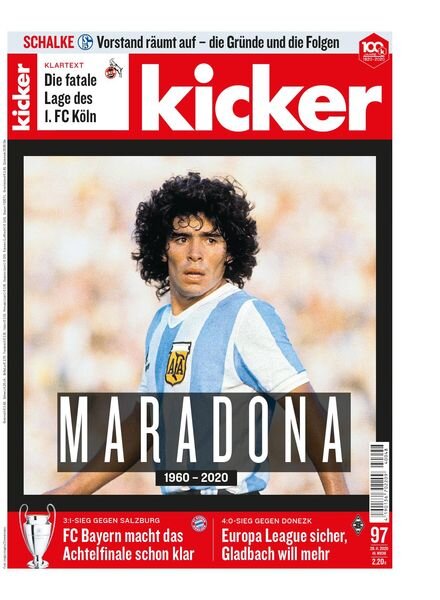 Kicker – 26 November 2020 Cover