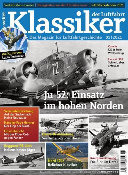Klassiker der Luftfahrt – 22 November 2020 Cover