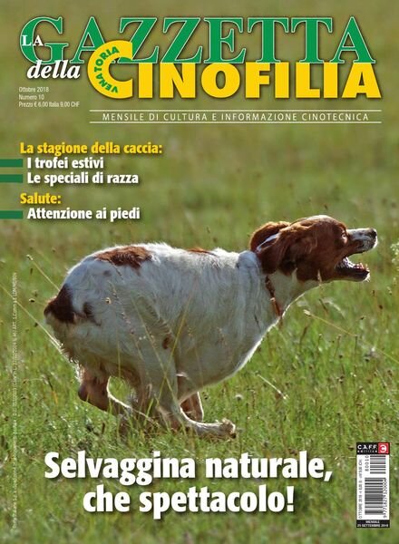 La Gazzetta Della Cinofilia Venatoria – Ottobre 2018 Cover