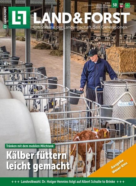 Land & Forst Weser Ems – 08 Dezember 2020 Cover