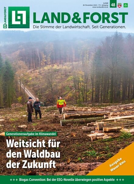 Land & Forst Weser Ems – 24 November 2020 Cover