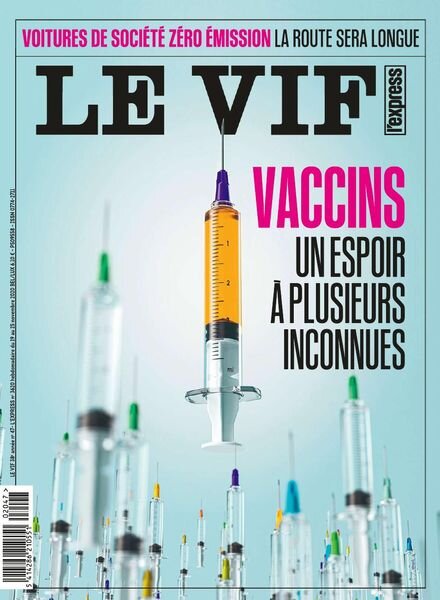 Le Vif L’Express – 19 Novembre 2020 Cover
