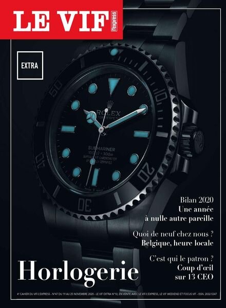 Le Vif L’Express Extra – 19 Novembre 2020 Cover
