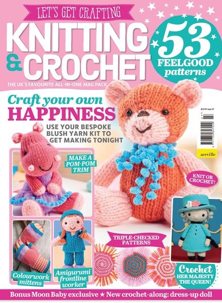 Let’s Get Crafting Knitting & Crochet – February 2021 Cover