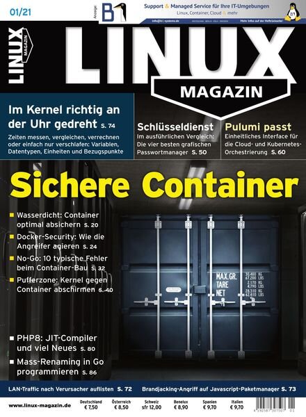 Linux-Magazin – Januar 2021 Cover