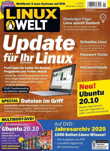 Linux Welt – Dezember 2020 Cover