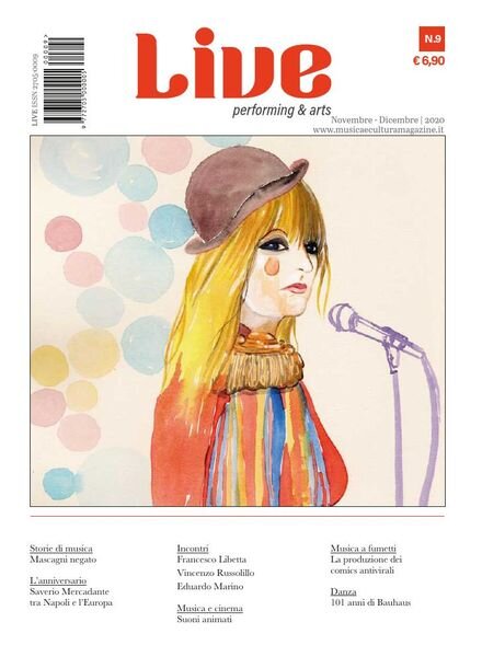 LIVE Performing & Arts- Novembre-Dicembre 2020 Cover