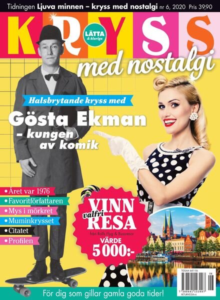 Ljuva Minnen – 15 december 2020 Cover