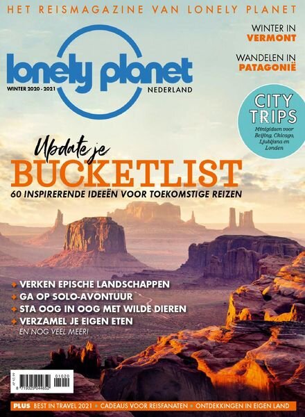 Lonely Planet Traveller Netherlands – december 2020 Cover