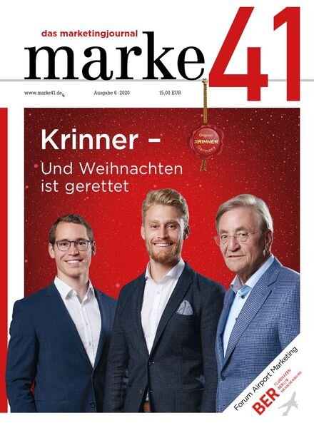 Marke – Dezember 2020 Cover