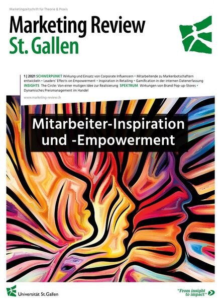 Marketing Review St Gallen – Dezember 2020 Cover
