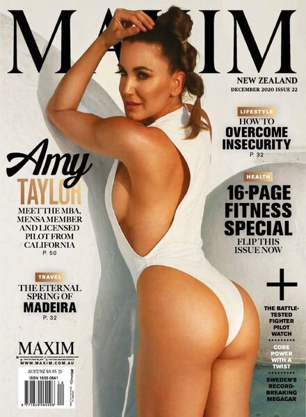 Maxim New Zealand – December 2020 Cover