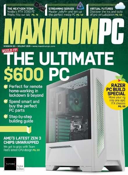 Maximum PC – Holiday 2020 Cover