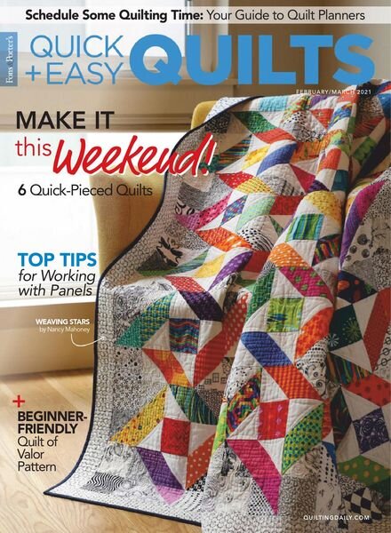 McCall’s Quick Quilts – February 2021 Cover