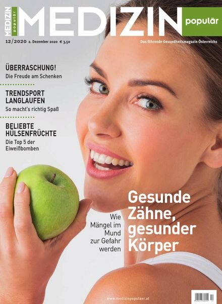 Medizin Popular – November 2020 Cover