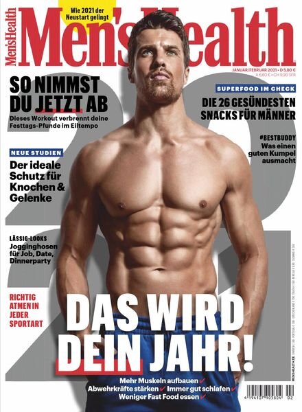 Men’s Health Germany – Januar 2021 Cover