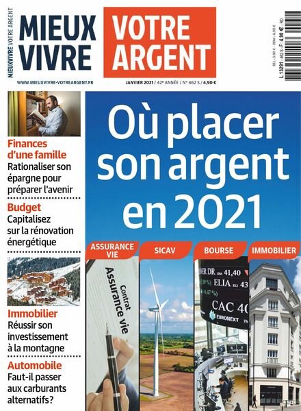 Mieux Vivre Votre Argent – janvier 2021 Cover