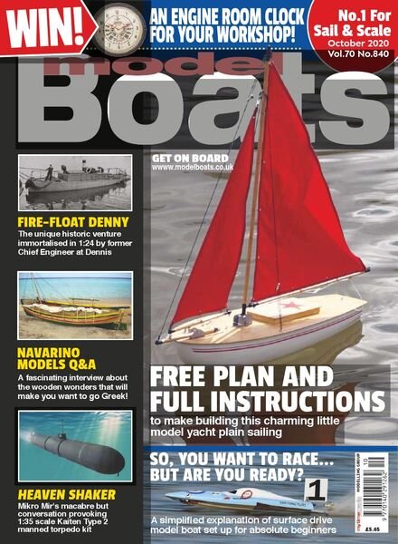 Model Boats – Issue 840 – October 2020 Cover