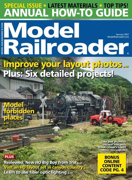 Model Railroader – January 2021 Cover