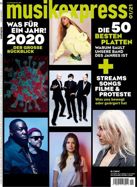 Musikexpress – Januar 2021 Cover